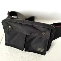 【希少】PORTER × ILS エルファイン ウエストバッグ（ブラック）