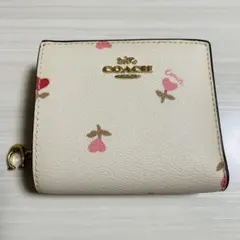 COACH ハート柄 二つ折り財布