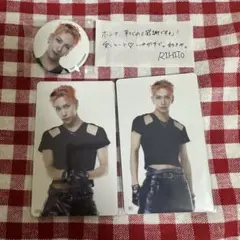 INI XQUARE 落下物 ラントレ 096 101 ミニ缶バッジ 池﨑理人