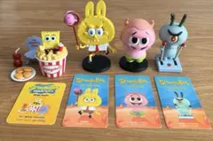 スポンジボブ　POPMART フィギュアセット