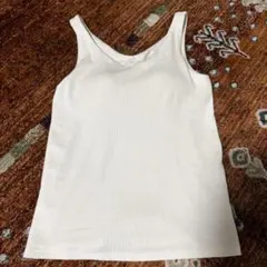 UNIQLO エアリズム ホワイト ブラタンクトップ S