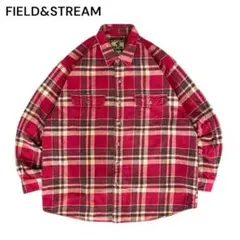 Field&Streamフランネルシャツ ヘビーフランネルシャツジャケット古着