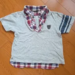 COMME CA ISM 重ね着風Tシャツ 120A