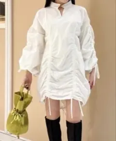 SNIDELチュニック ミニワンピース 新品 タグ付き