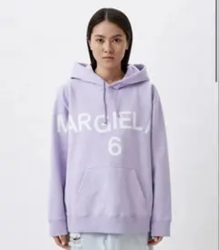 3日間値下げ!MM6 Madison Margiela 紫 パーカー サイズSのサムネイル