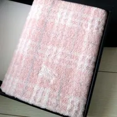 新品未使用　BURBERRY　バーバリーバスタオル　ピンク