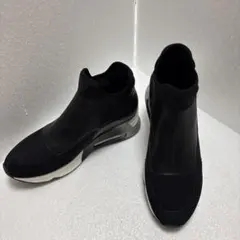 美品】ASH（アッシュ）LAZER ハイカットスリッポンスニーカー 黒24cmのサムネイル