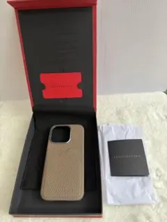 ボナベンチュラ　iPhone16プロバックカバーケース シュリンクレザー　未使用