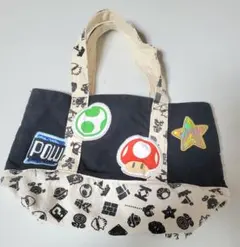 USJ限定 スーパーマリオ　アイテム柄トートバッグ　ニンテンドーワールド
