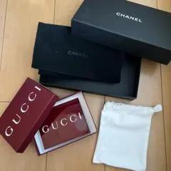 CHANEL・GUCCI 空箱 巾着付き