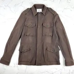 AVIREX ミリタリージャケット L 茶 フェード感 ヴィンテージ加工 USA