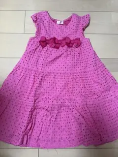 メゾピアノ　ノースリーブ　ワンピース　130