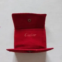 Cartier 赤 スエード ポーチのサムネイル