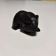 kana様 木製　鮭をくわえた木彫りの熊　工芸品　民芸品　郷土玩具　北海道