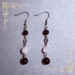 願いを後押しするパワーストーンの手作りピアス（片思い成就・恋愛運など）