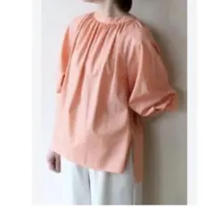 【美品】 ボールジィ ギャザーブラウス シャツ プルオーバー