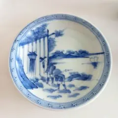 古伊万里山水文染付皿 Koimari 江戸時代　磁器 古伊万里山水文染付皿 Koimari 江戸時代 磁器 - メルカリ