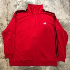 古着 00s adidasアディダス トラックジャケット レッド