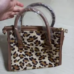 M.deux エムドゥ ハンドバック ショルダー 豹柄 ヒョウ柄 カバン 新品