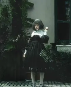 ゴスロリ　十字架ワンピース♡