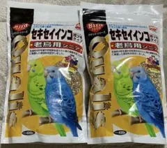 ペッズイシバシ クオリス セキセイインコ 老鳥用シニア 400g 2袋のサムネイル