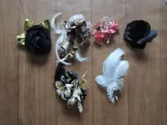 フラワー ブローチセット