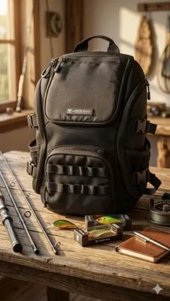 販売終了モデルJACKALL ジャッカル　フラップバックパック　 ブラックのサムネイル