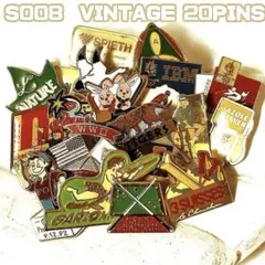 S008 VINTAGE 20PINS ヴィンテージ　 ピンバッジ　20個のサムネイル