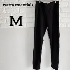 warm essentials 【M】スウェットパンツ　黒無地　暖か素材シンプル