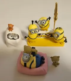 ミニオンズ フィーバーマスコットメモスタンド＋ボブガチャセット
