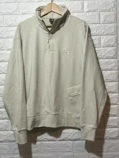 Under Armour ベージュ ハーフジップ トレーナー M