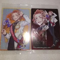 ツイステ　ケイト　ウエハース　カード　2枚セット　おめかしバースデー