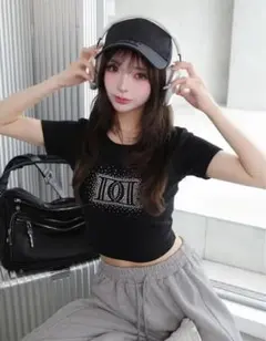 新品未開封 Darich ストーンロゴ半袖Tシャツ ブラック フリーサイズ
