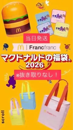 【当日発送】マクドナルド福袋2026 ※抜き取りなし
