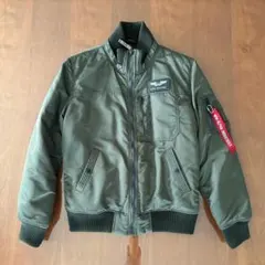 ALPHA INDUSTRY フーデッドリブジャケット TA1571 フード欠品