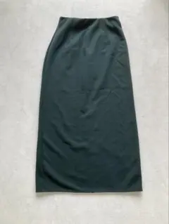 ストレッチダブルフェイスナロースカート （丈標準80～84cm） UNIQLO