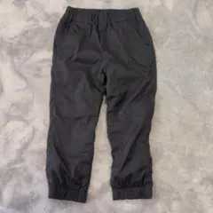 ユニクロ暖パン キッズ 黒パンツ ウエストゴム