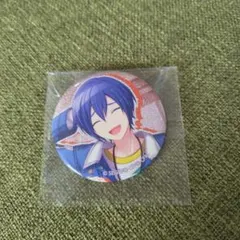 プロジェクトセカイ プロセカ　KAITO　グリッター缶バッジ 7C