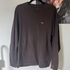【美品】シュプリームBOXロゴ入りロンT(M)