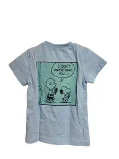 スヌーピー　PEANUTS 半袖Tシャツ　水色　ブルー　90サイズのサムネイル