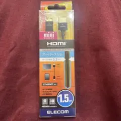 ELECOM ミニHDMIケーブル 1.5m