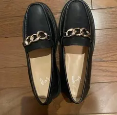 ほぼ未使用 銀座かねまつ ACQUA BELL ビット ローファー 24㎝ 黒