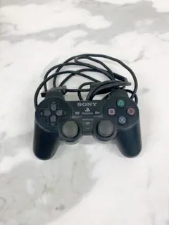 ＄【ジャンク品】②SONY PlayStation2 コントローラー ブラック