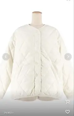新品未使用 coca リバーシブルキルティングブルゾン 2way