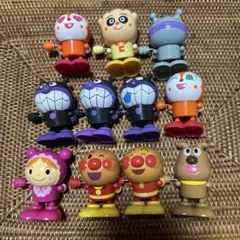 アンパンマン　ゼンマイ仕掛け　ガチャガチャ　１１個