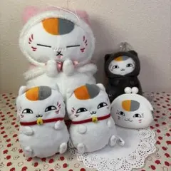 【5点セット】夏目友人帳 ニャンコ先生 ぬいぐるみ・ポーチ・がま口 まとめ売り