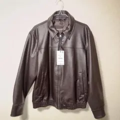 最終価格【新品】ZARA バッファローレザージャケット - メルカリ