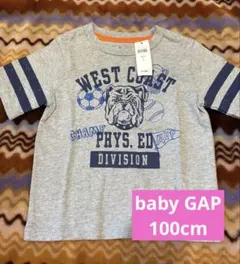 新品 baby GAP Tシャツ 100cm グレー キッズ