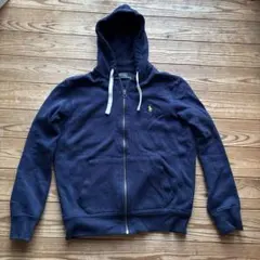 【90s古着】POLORALPHLAURENラルフローレン ジップパーカー M
