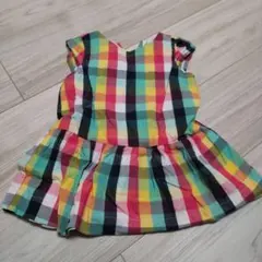 babyGap チェック柄 フレアシャツ 12-18ヶ月